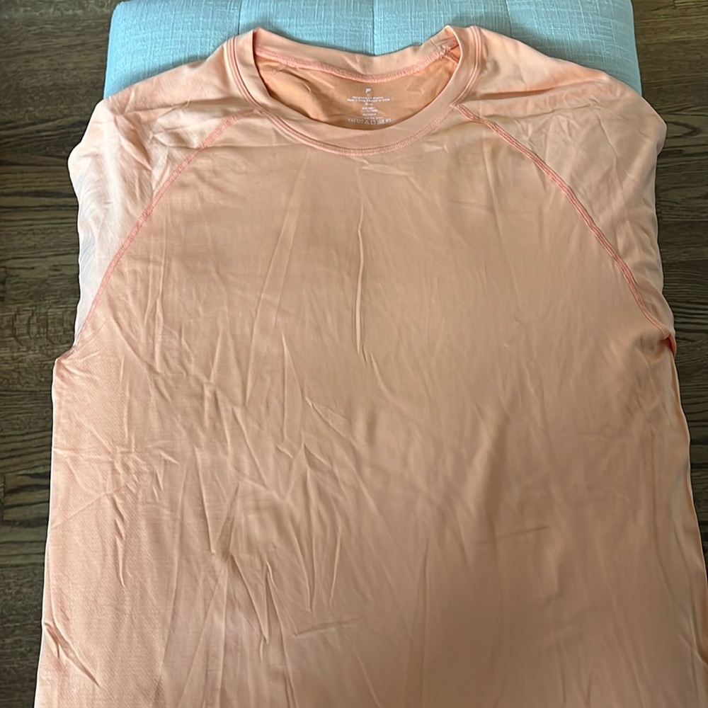 Limited edition, orange Fabletics, long sleeve, athletic men’s shirt